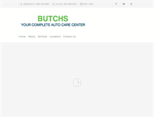 Tablet Screenshot of butchsbrakeandmuffler.com
